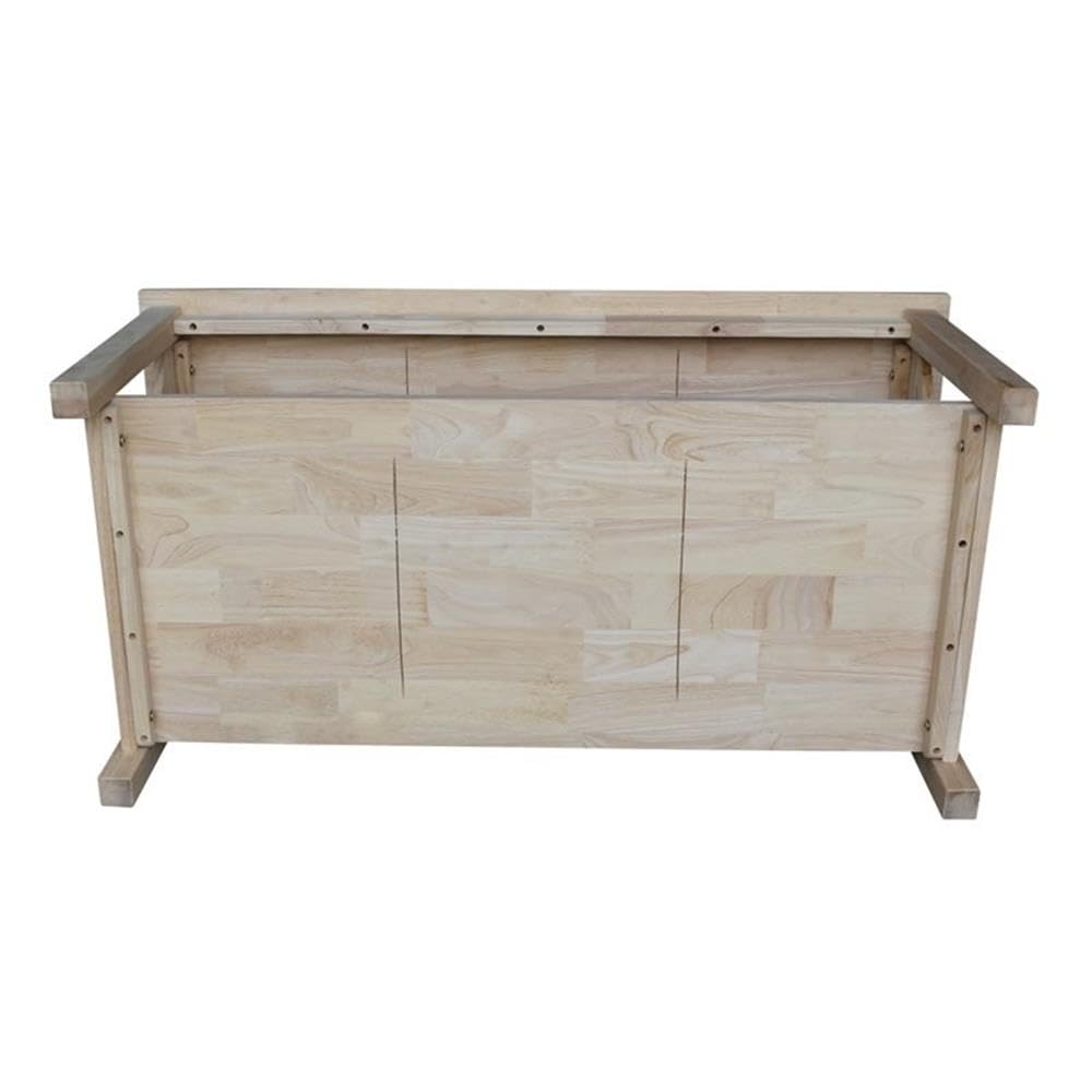 Unfinished Solid Wood Coffee Table N588