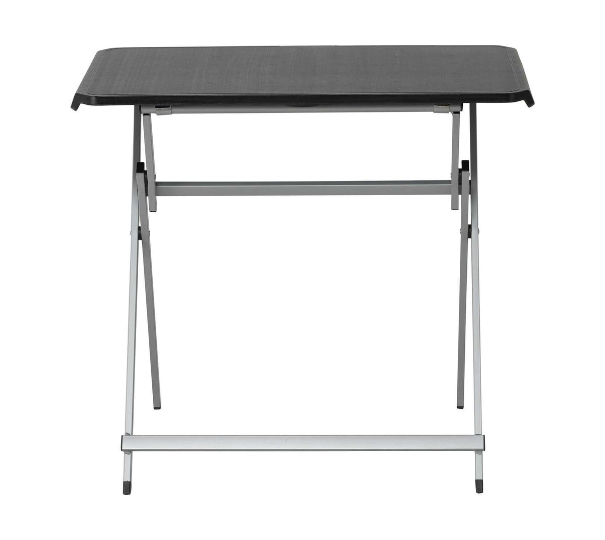 Small Folding Table, Portable Plastic Black 30 Inch T980204