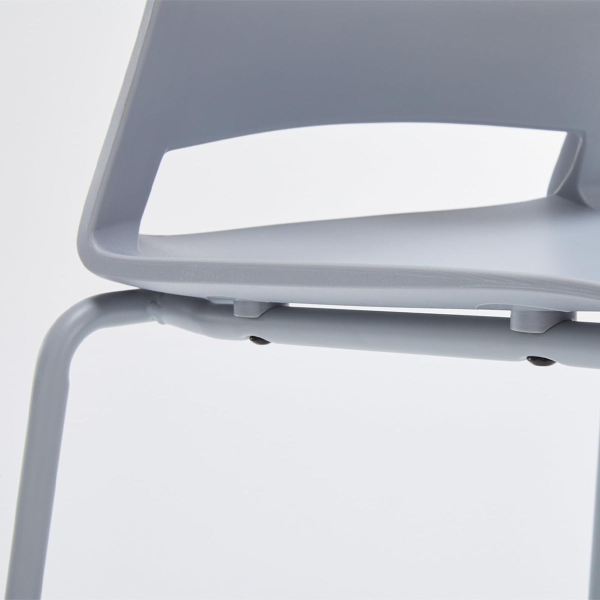 Grey Stacking Guest Chairs Set of 4 N891404