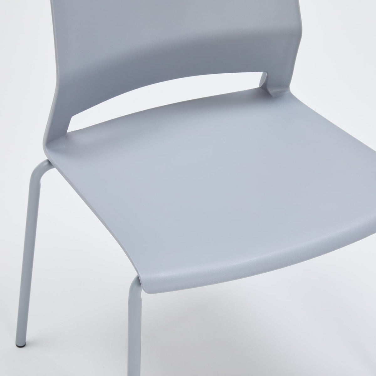 Grey Stacking Guest Chairs Set of 4 N891404