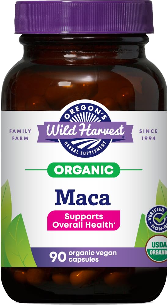 Organic Maca Root Herbal Supplement, 90 Count R870997
