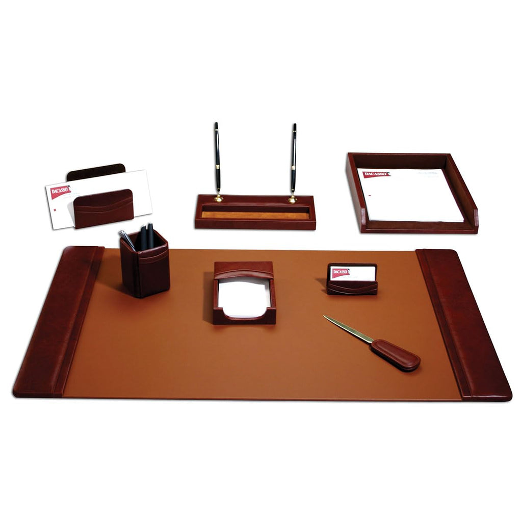 8-Piece Leather Desk Set R890