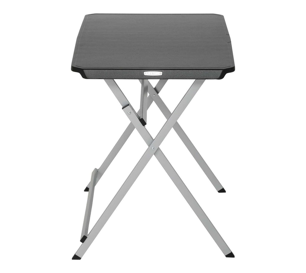 Small Folding Table, Portable Plastic Black 30 Inch T980204