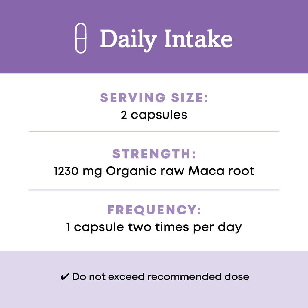 Organic Maca Root Herbal Supplement, 90 Count R870997
