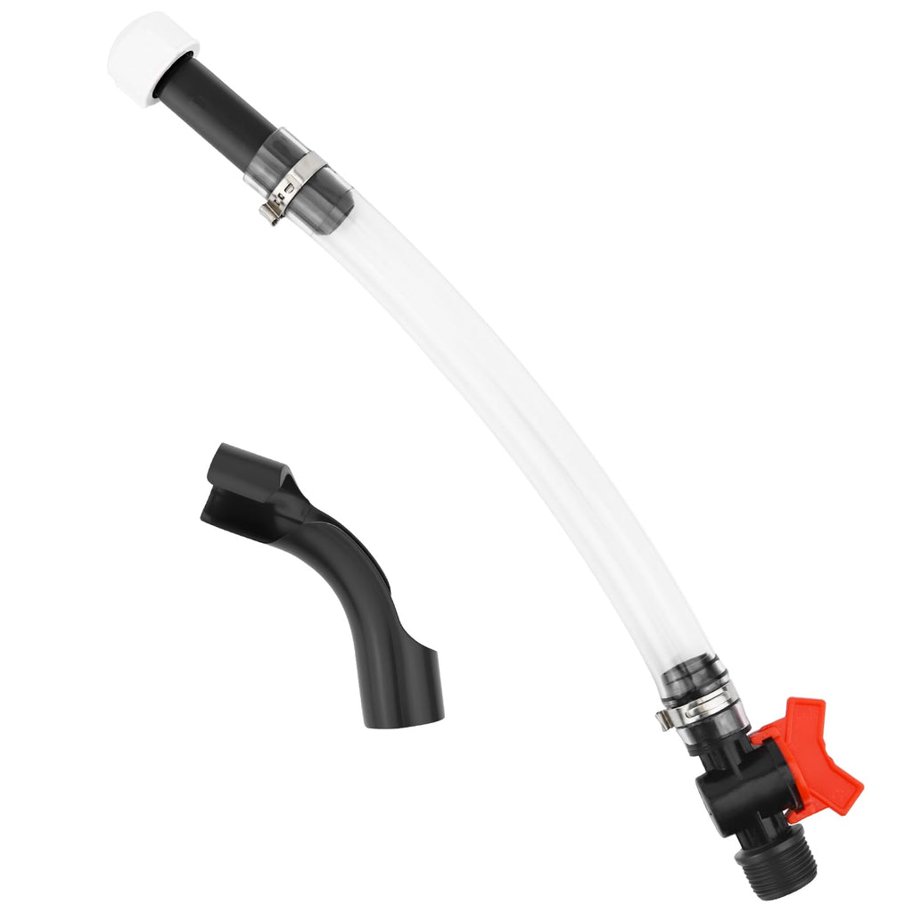 15 Inch Fuel Filler Hose Spout Replacement with Ball Valve A989737
