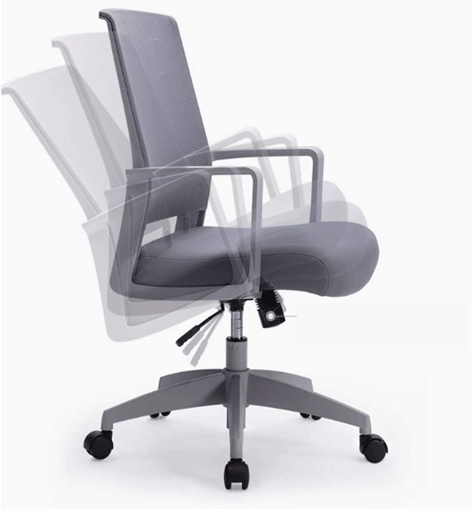 Gray Orange Mesh Office Chair G6373