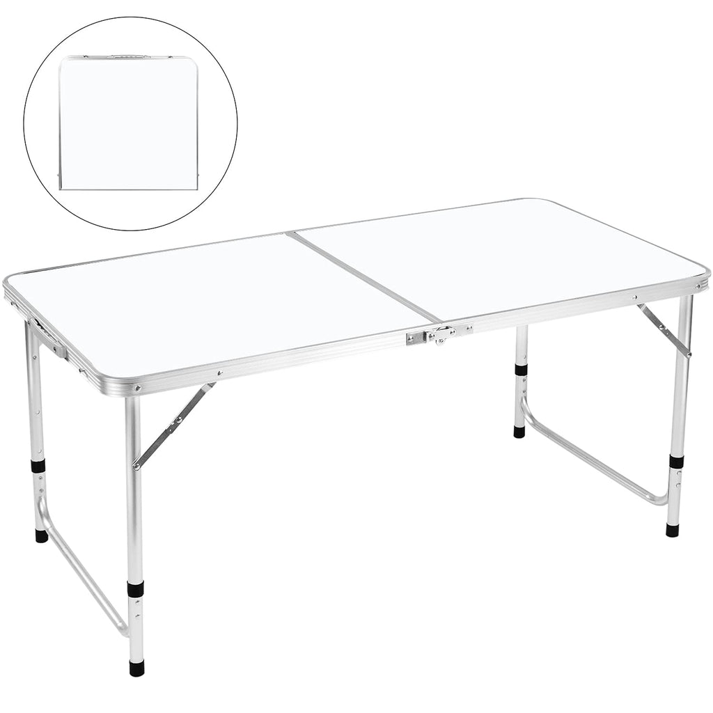 4 FT Aluminum Height Adjustable Folding Camping Table T277