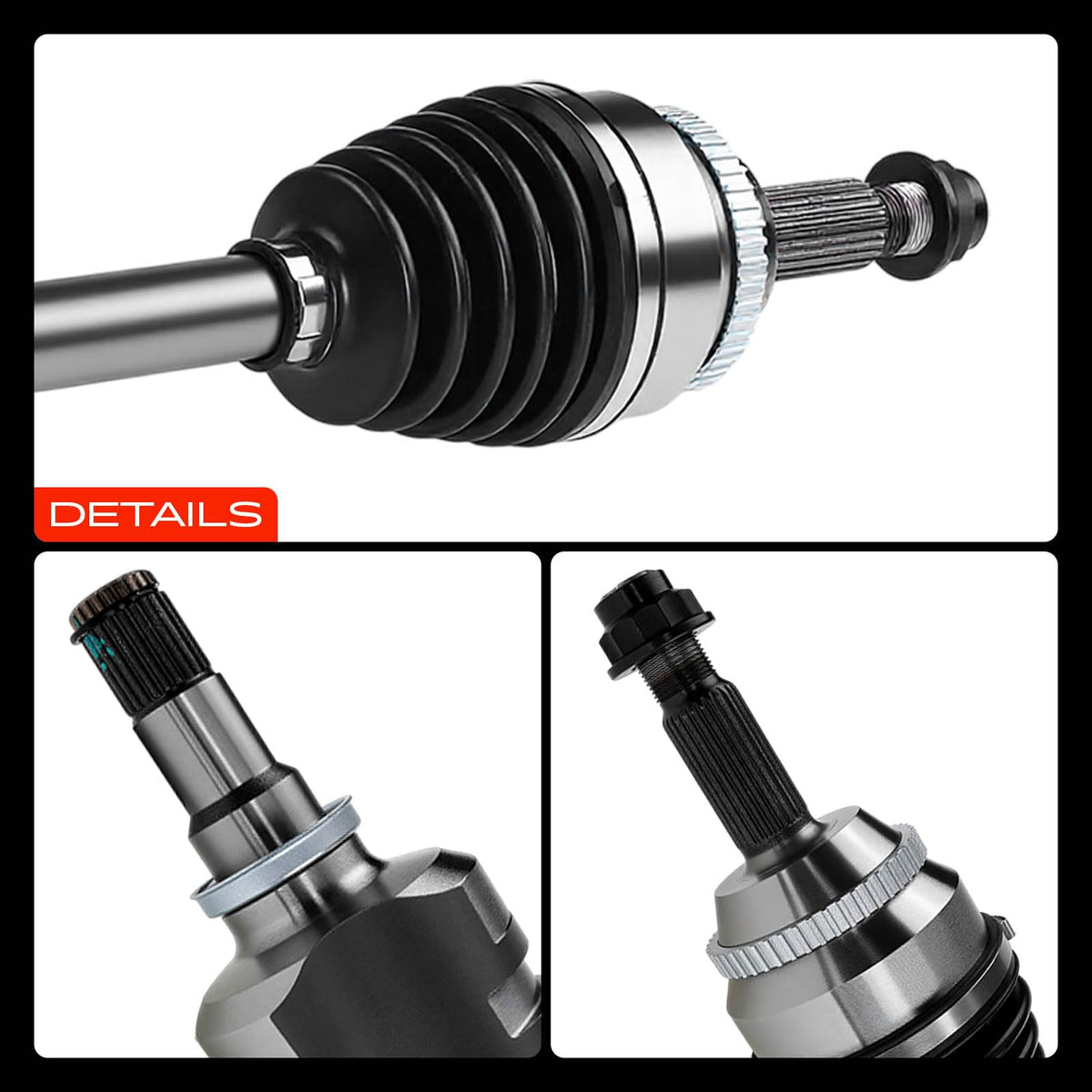 Set of 2 Front CV Axle Shaft Assembly K535323