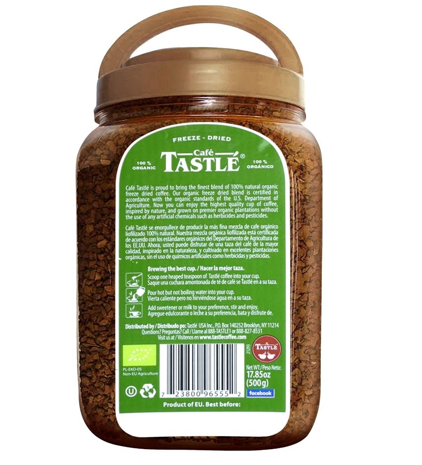 100% Organic Instant Coffee, 17.85 Ounce E278579