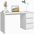 White Desk with Drawers C70906
