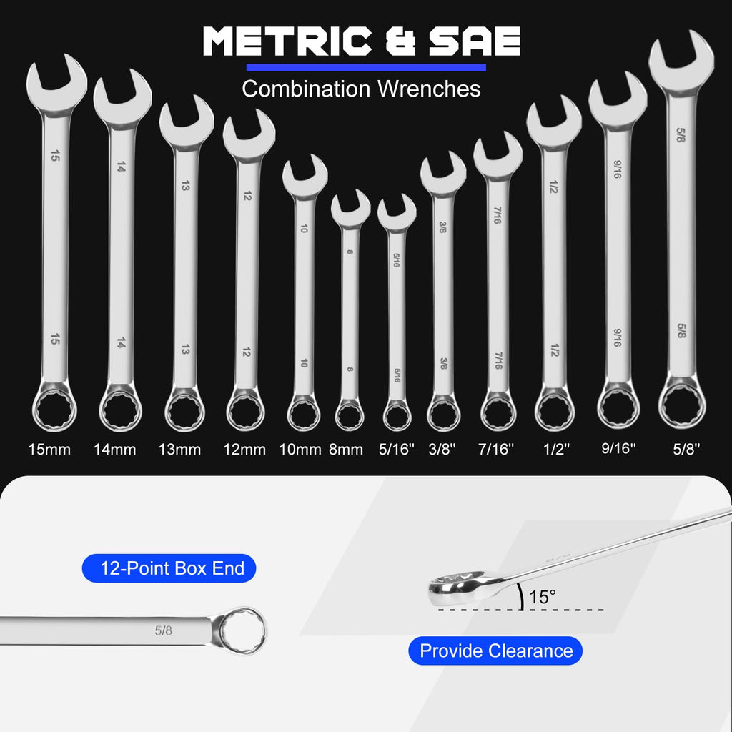 240-Pieces Mechanic Tool Set with Aluminium Tool Box O1473