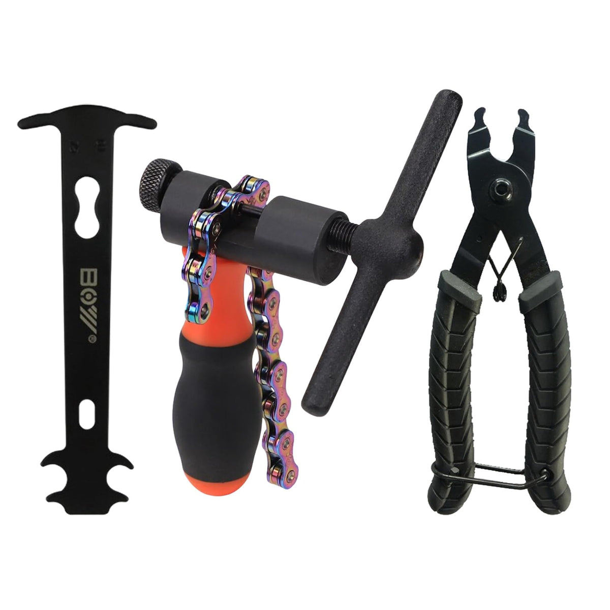 Bike Chain Breaker Tool Set Chain Checker 1-12 Speed C3561