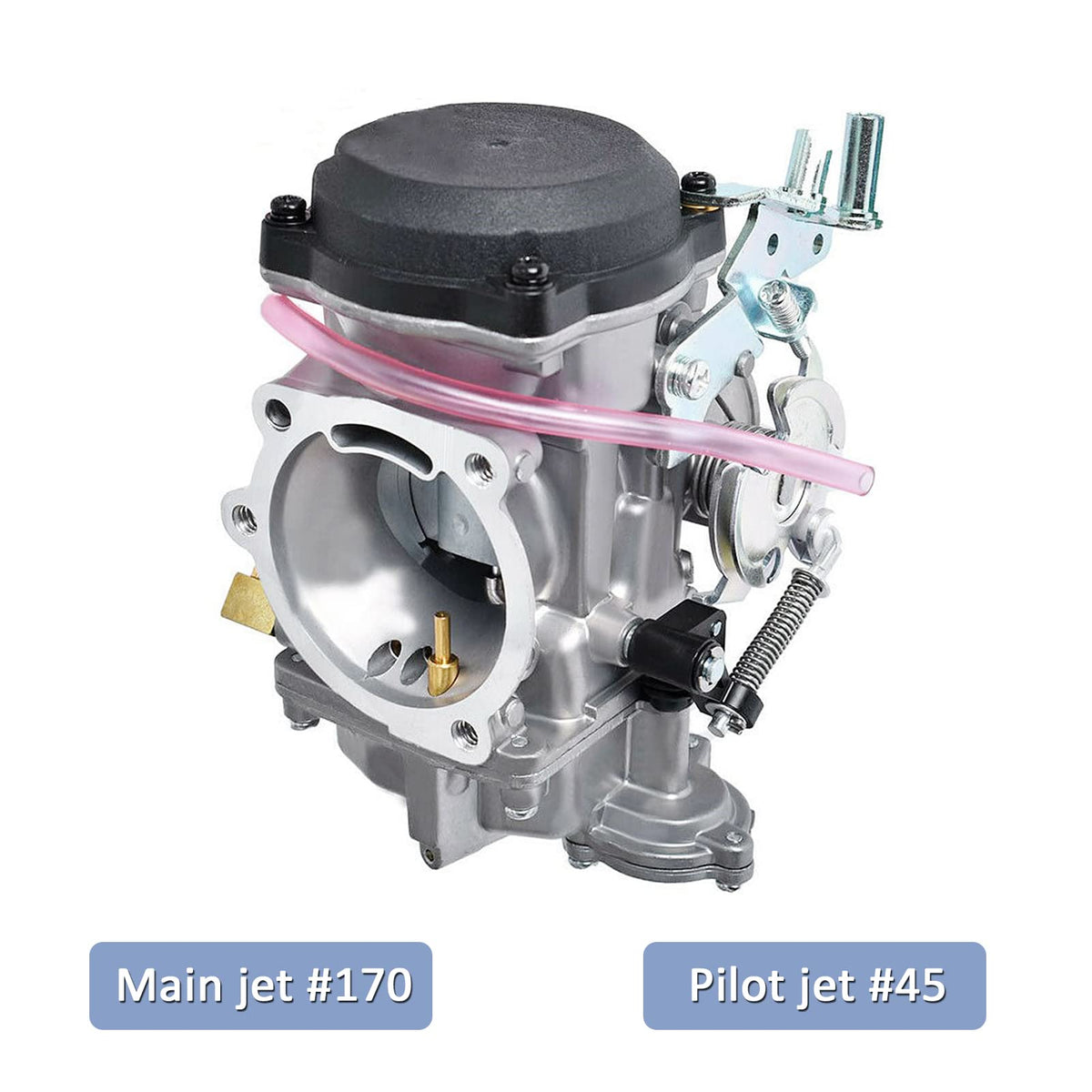 CV40 Carburetor with Fuel Filter Spark Plugs Jets Z6256