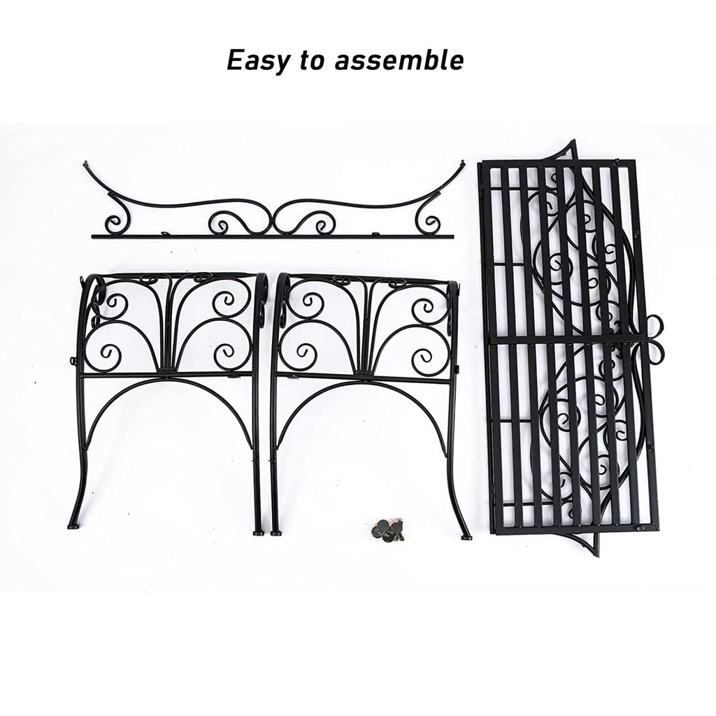 Cast Iron Outdoor Bench 400 lbs Capacity C469860