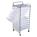 10 Drawer Rolling Storage Cart F6833