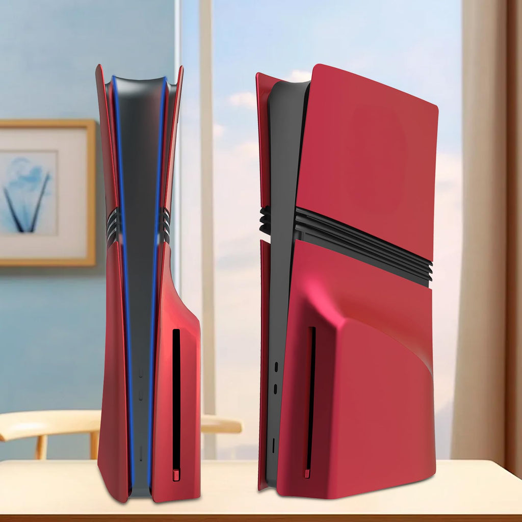 Red Matte ABS PS5 Pro Disc Edition Cover Plates R560