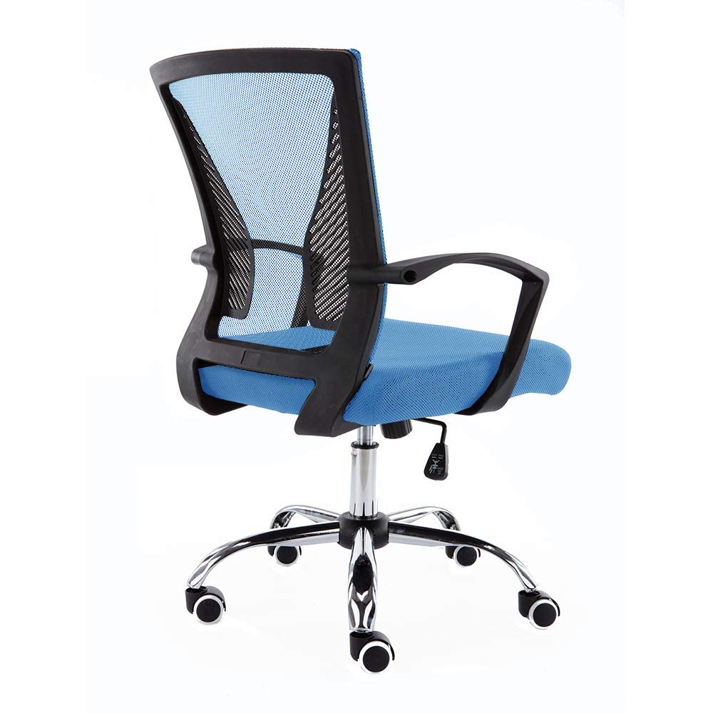 Black Blue Ergonomic Mesh Office Chair Y686060