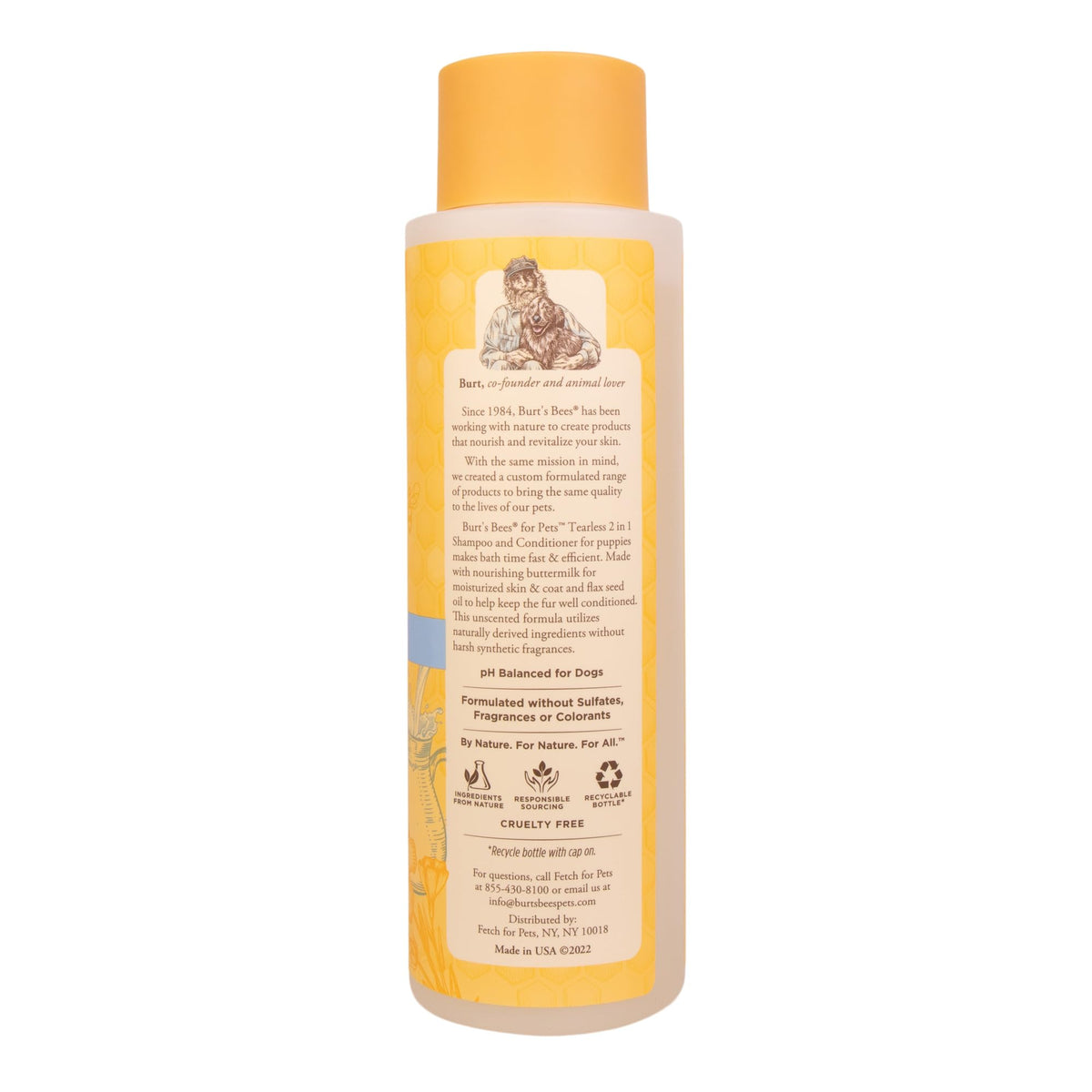 Tearless Puppy Shampoo & Conditioner with Buttermilk, 16 Fl Oz T277