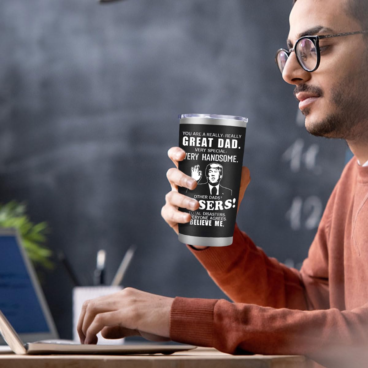 20 oz Black Tumbler Mug V20900