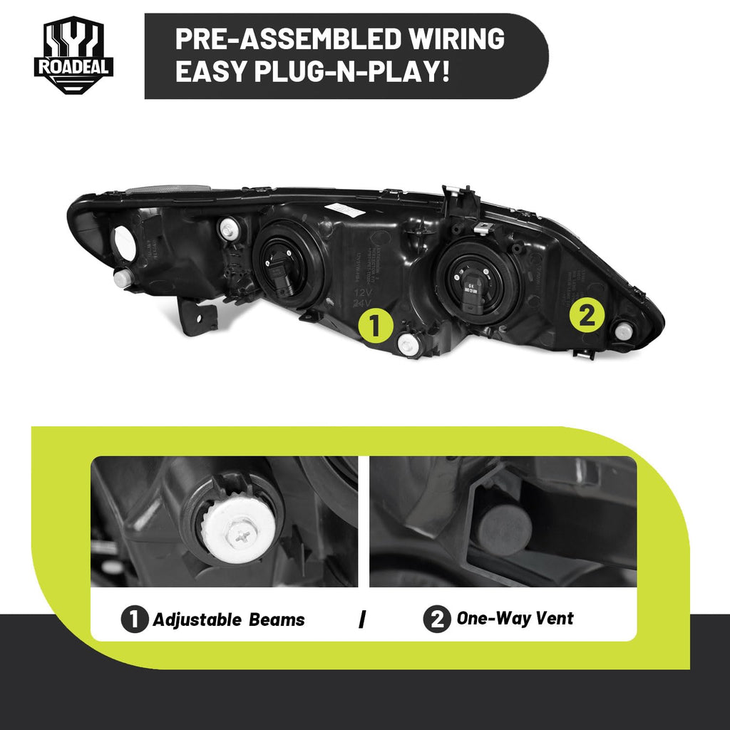 Headlights for Honda Civic 4-Door T1100
