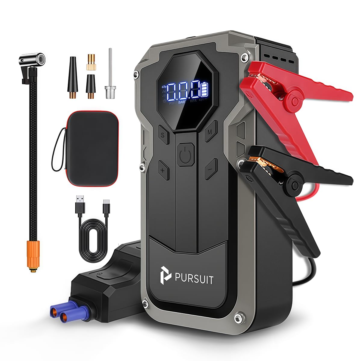 2000A Peak 150PSI Portable Jump Starter with Air Compressor T716