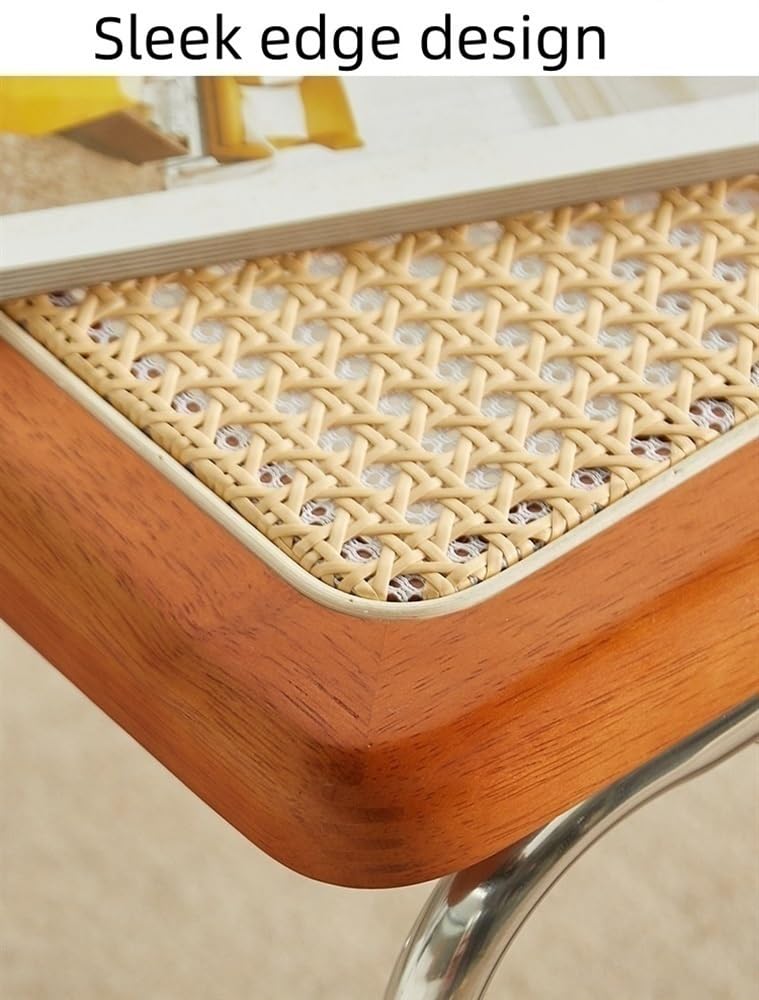 Square Coffee Table Set of 2 Rattan N73392