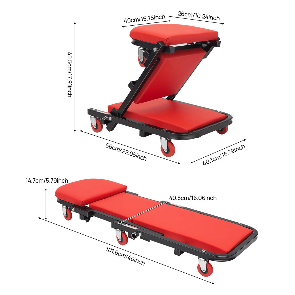 Heavy Duty 2 in 1 Z Creeper Seat R677