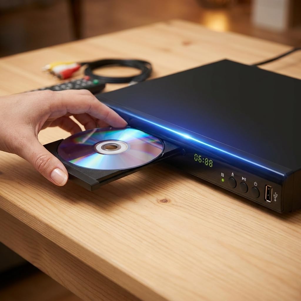 Blu Ray DVD Player 1080P Disc System with HDMI AV Cable T228823