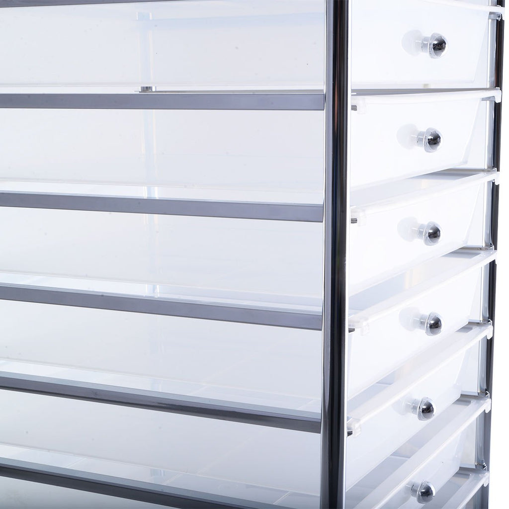 10 Drawer Rolling Storage Cart F6833