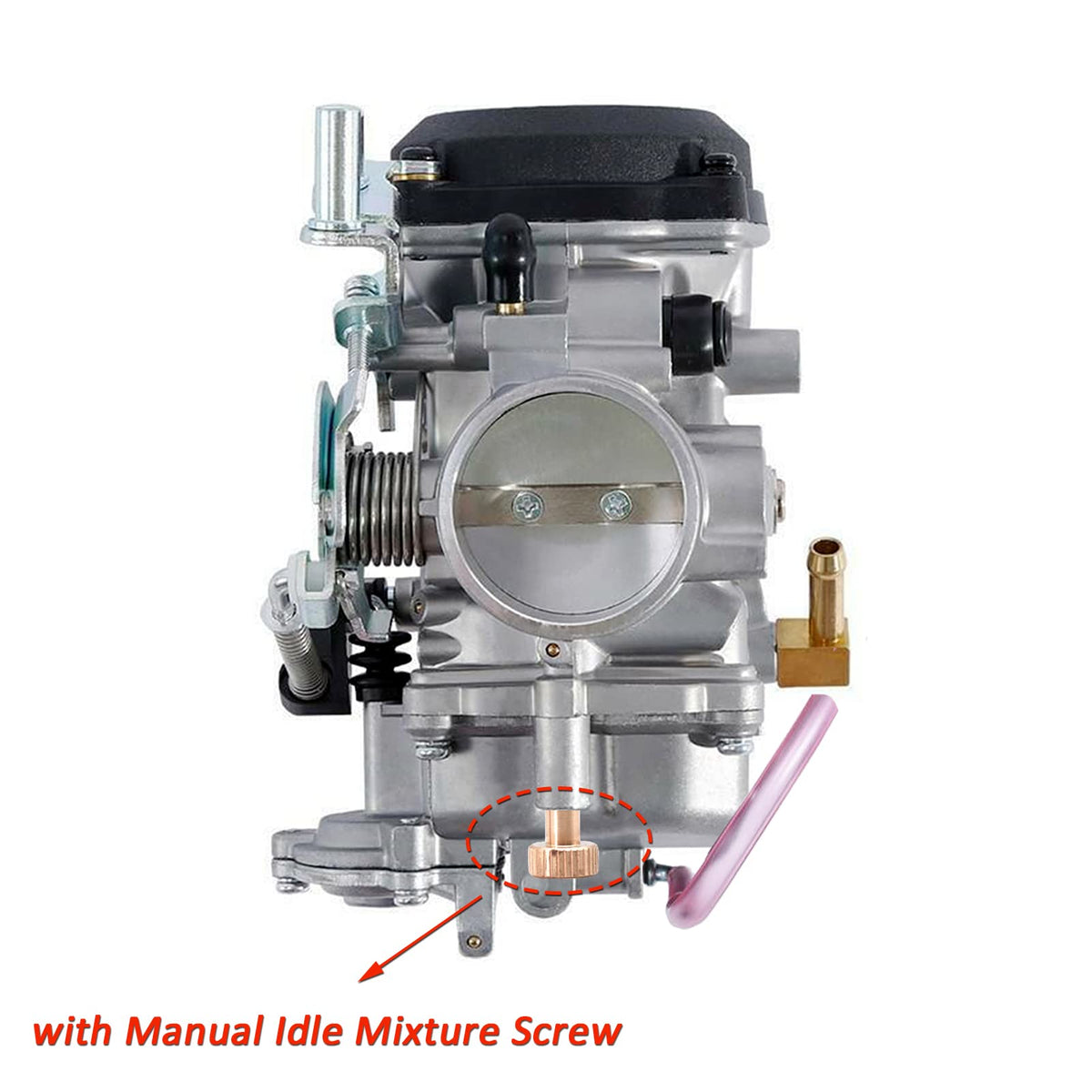 CV40 Carburetor with Fuel Filter Spark Plugs Jets Z6256