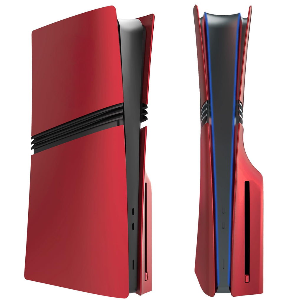 Red Matte ABS PS5 Pro Disc Edition Cover Plates R560