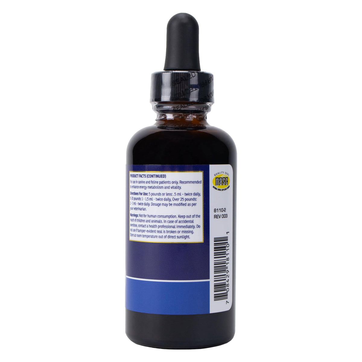 Liquid Pet Supplement with Vitamin B Complex & Iron 2 fl oz X933706