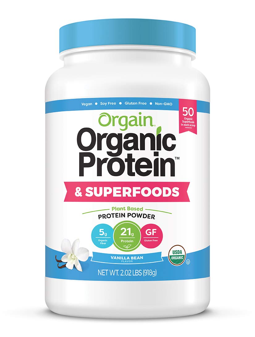 Organic Vegan Protein Powder + Greens Vanilla Bean L762