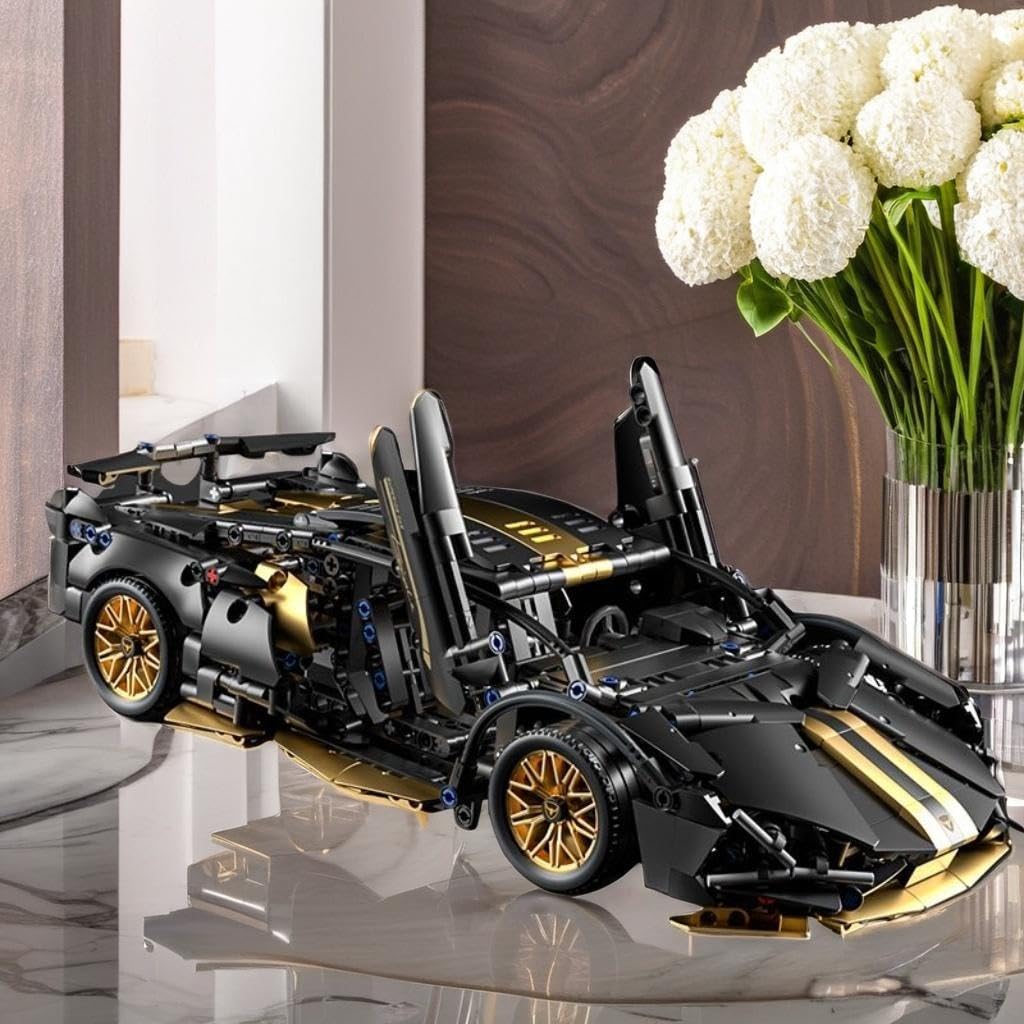 1:14 Building Block Car Set with LED Z4621