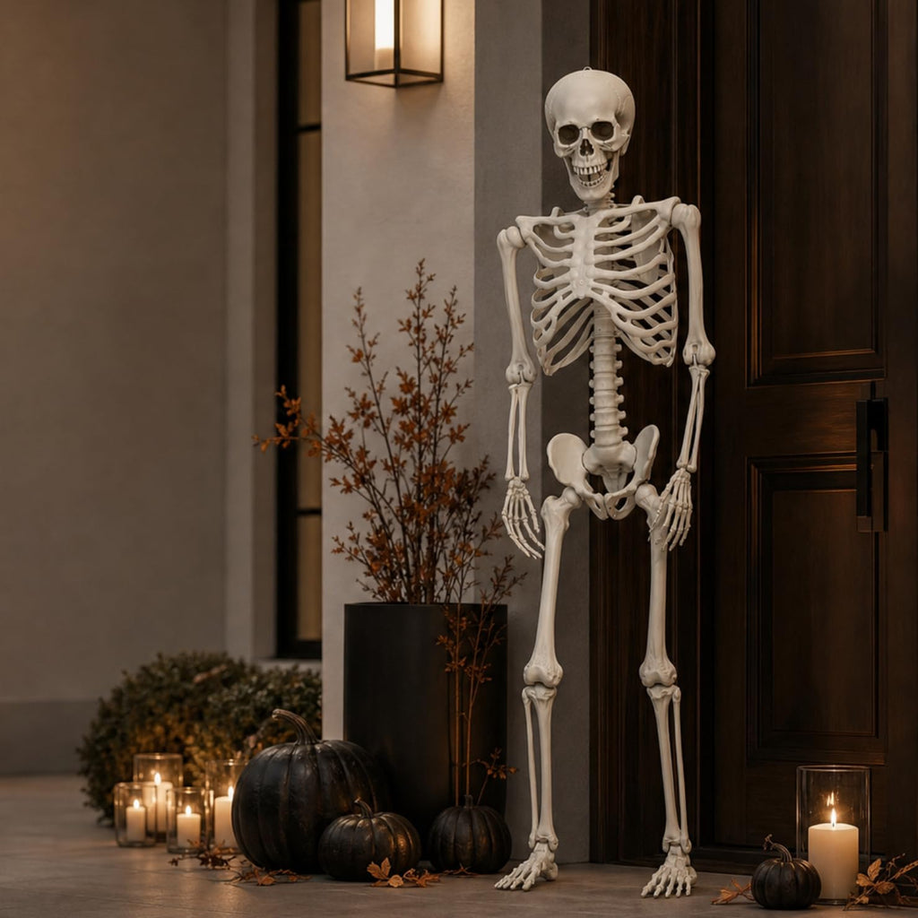 5.4 Ft White Skeleton with Movable Joints R36655