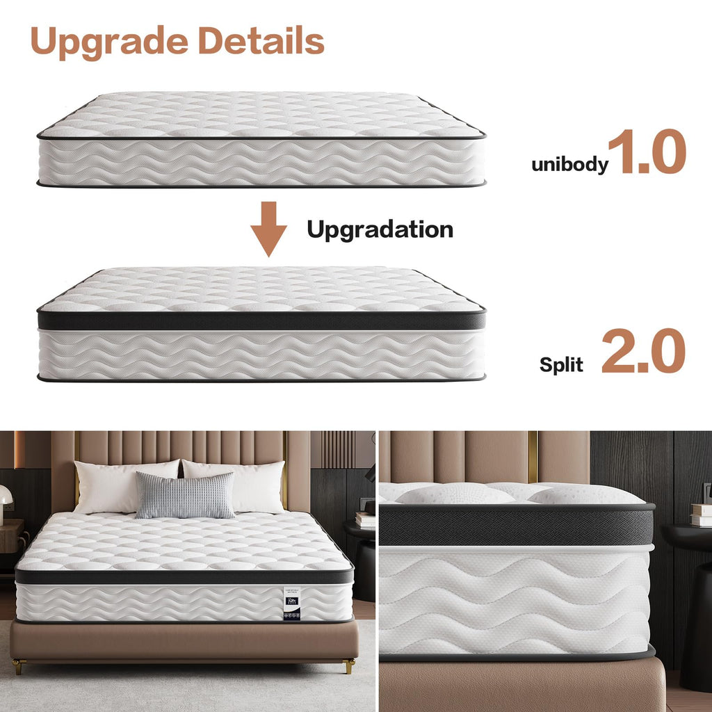 12 Inch Full Size Hybrid Mattress Q297