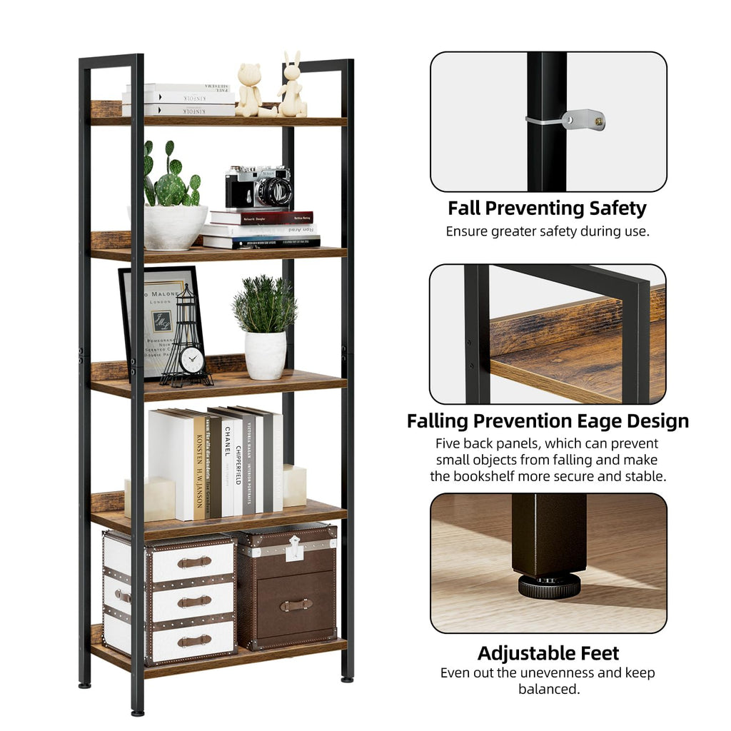 5 Tier Freestanding Bookshelf R231189