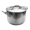 40 Qt Stainless Steel Stock Pot with Cover Z376260