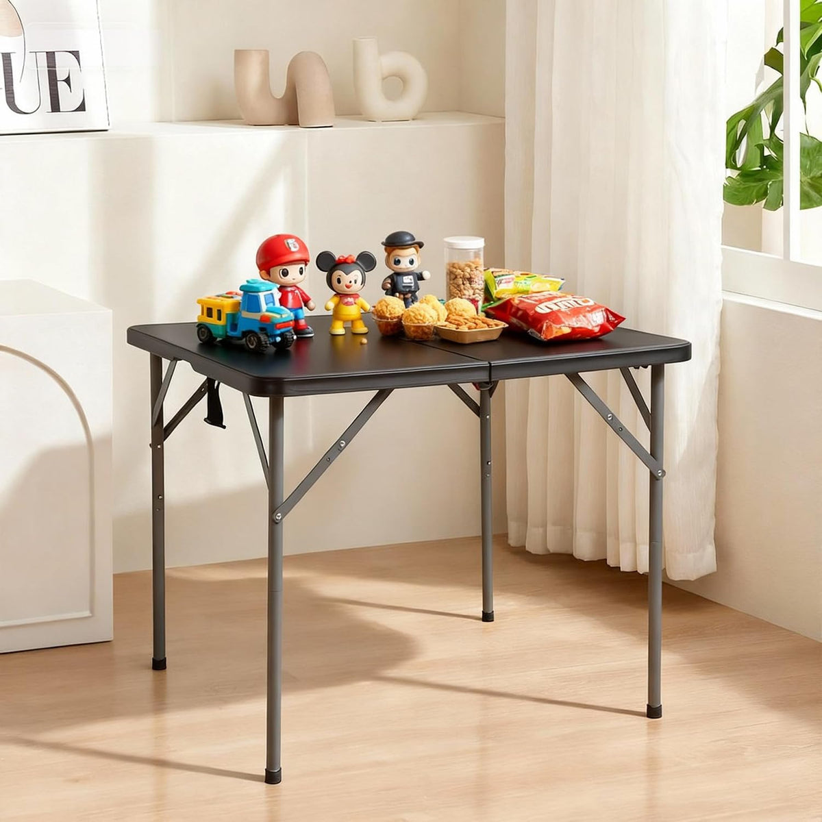 34" Black Folding Card Table X249