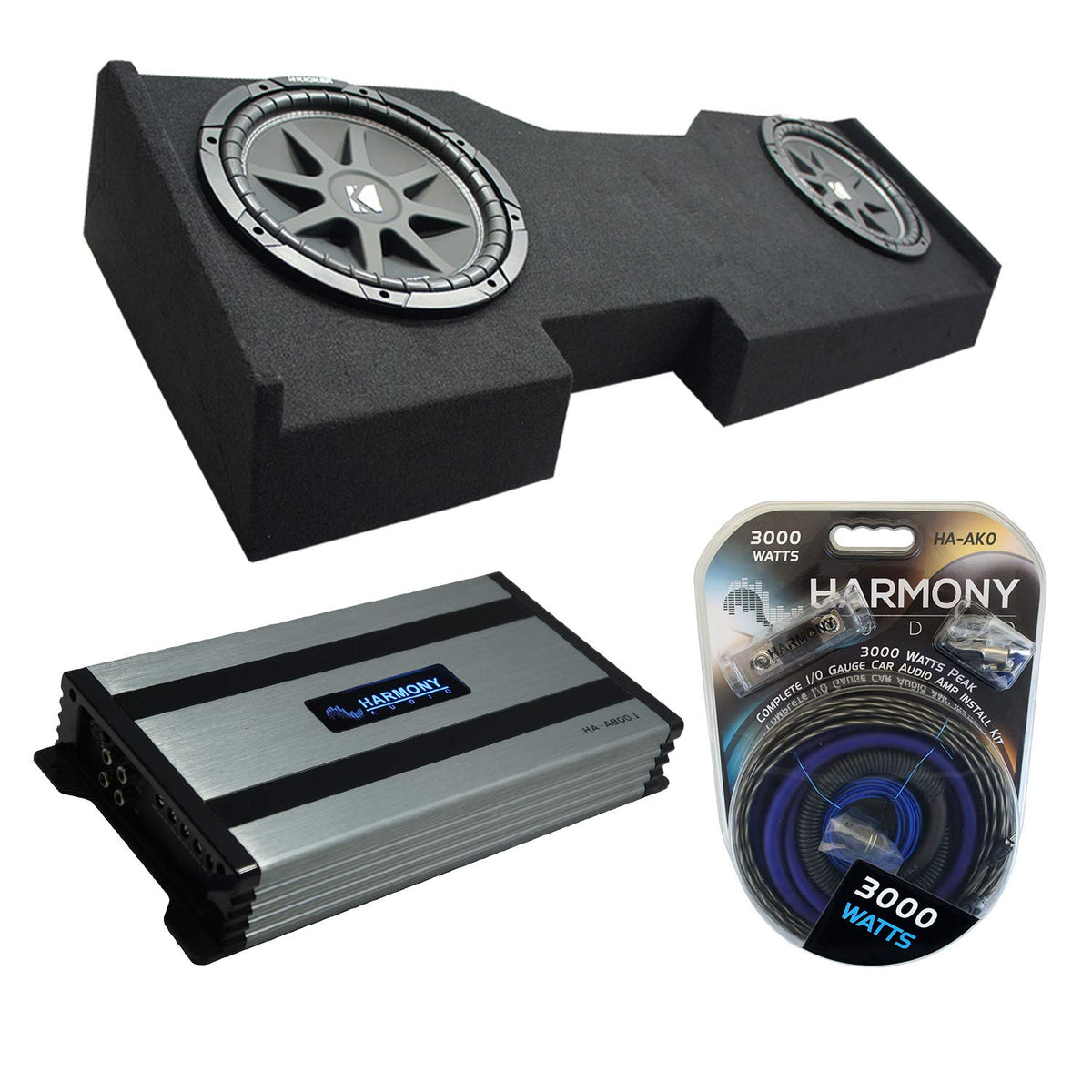 Dual 12" Sub Box with Amp B517619