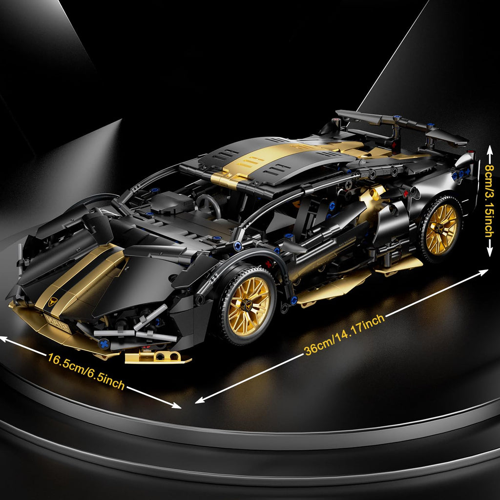 1:14 Building Block Car Set with LED Z4621