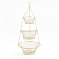 3-Tier Copper Hanging Basket N91732