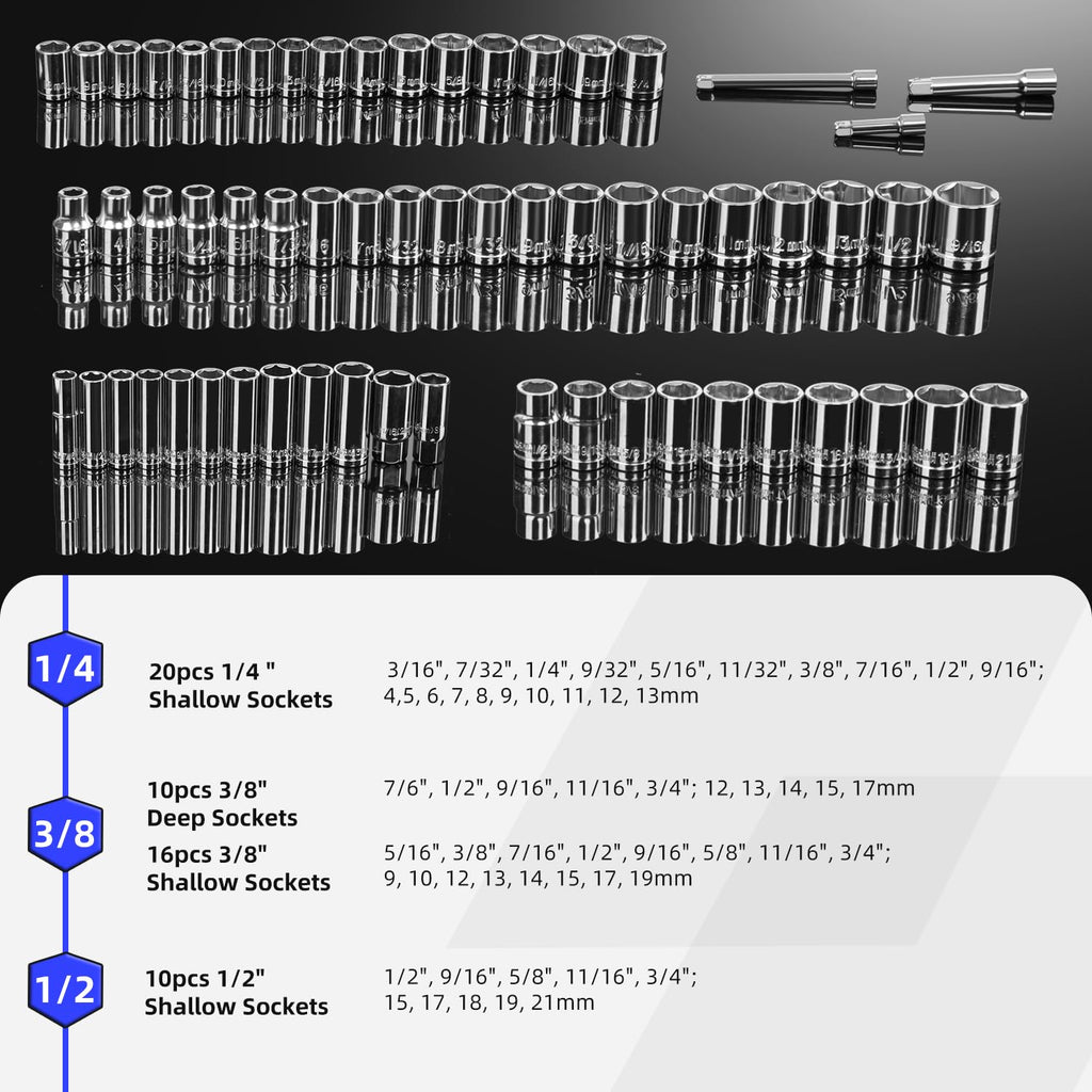 240-Pieces Mechanic Tool Set with Aluminium Tool Box O1473