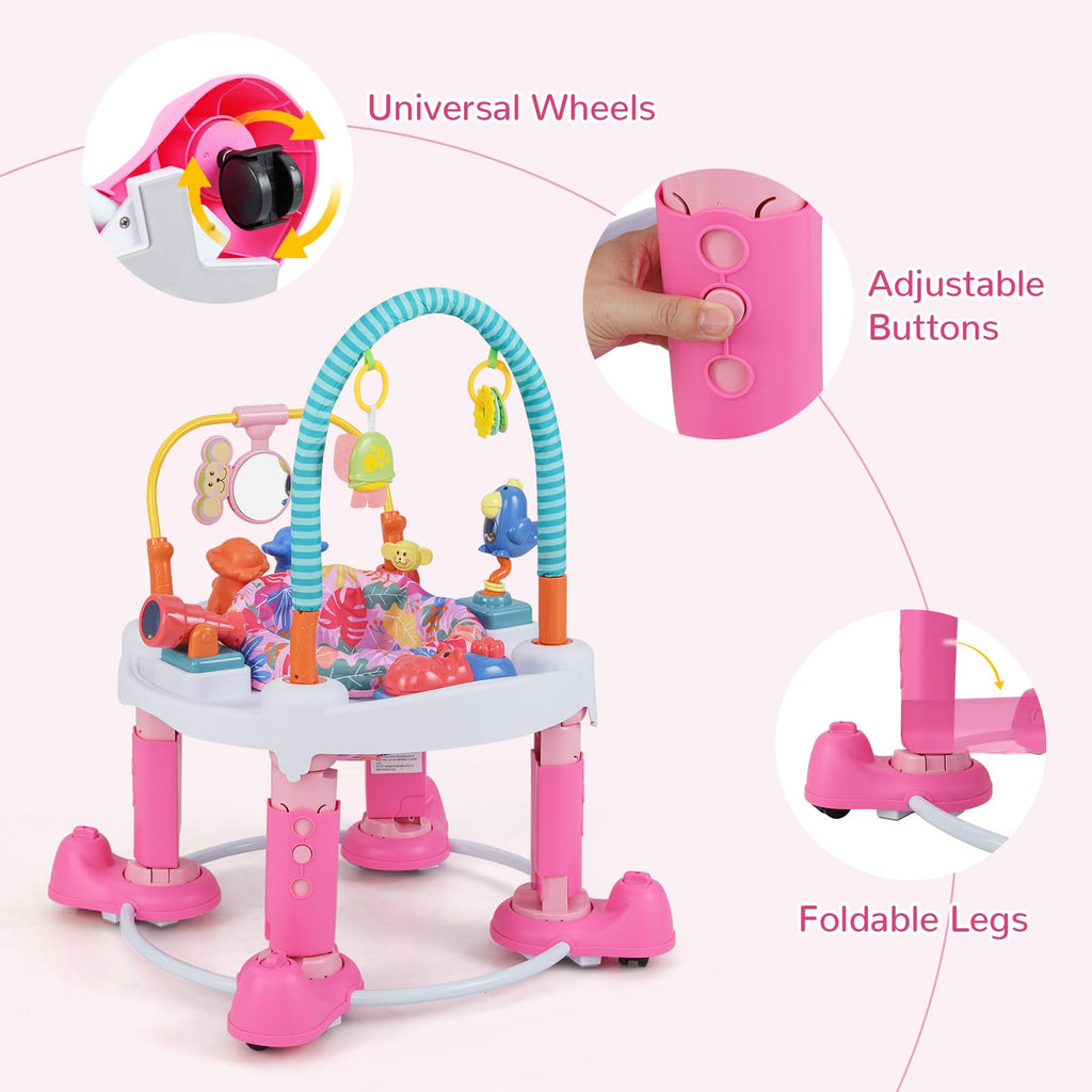 5 in 1 Baby Bouncer Activity Center with 360° Rotating Seat B8482
