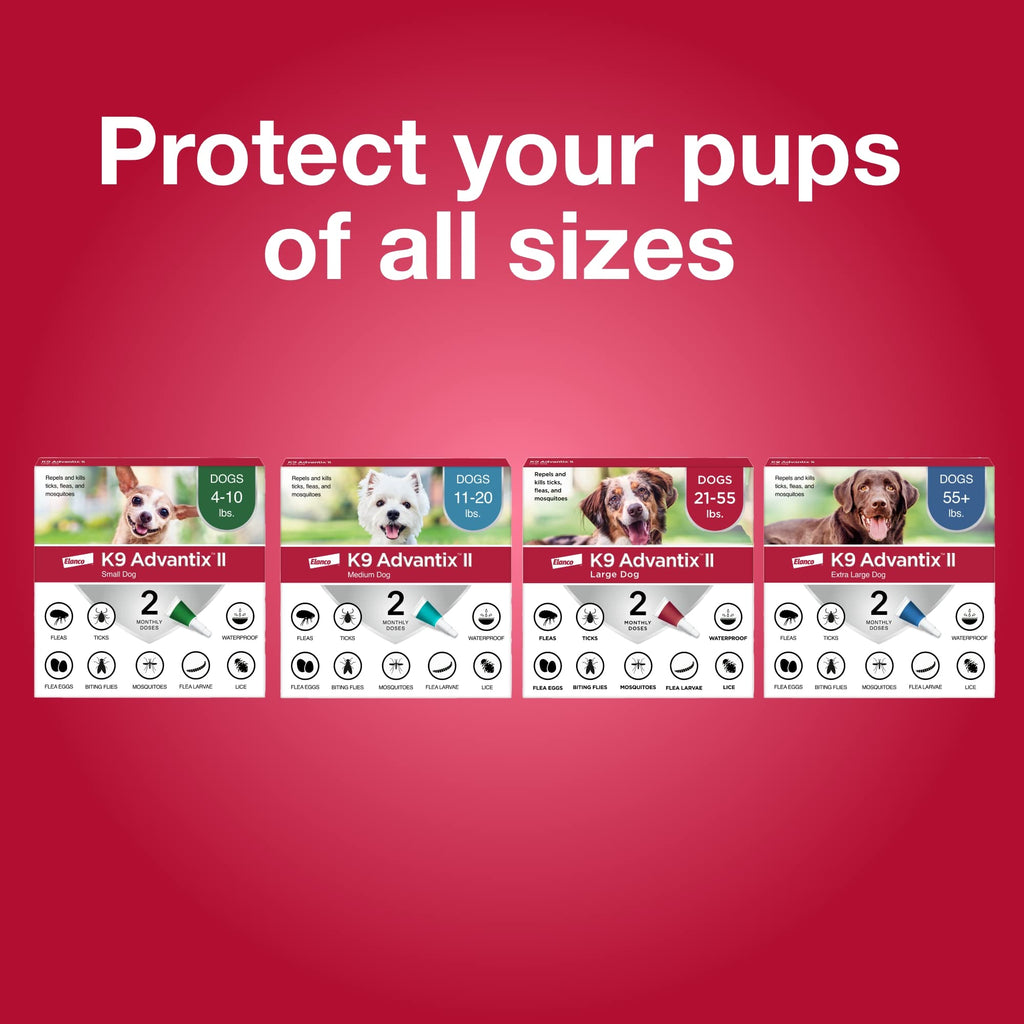Flea, Tick & Mosquito Treatment & Prevention for Dogs 4-10 lbs M4676