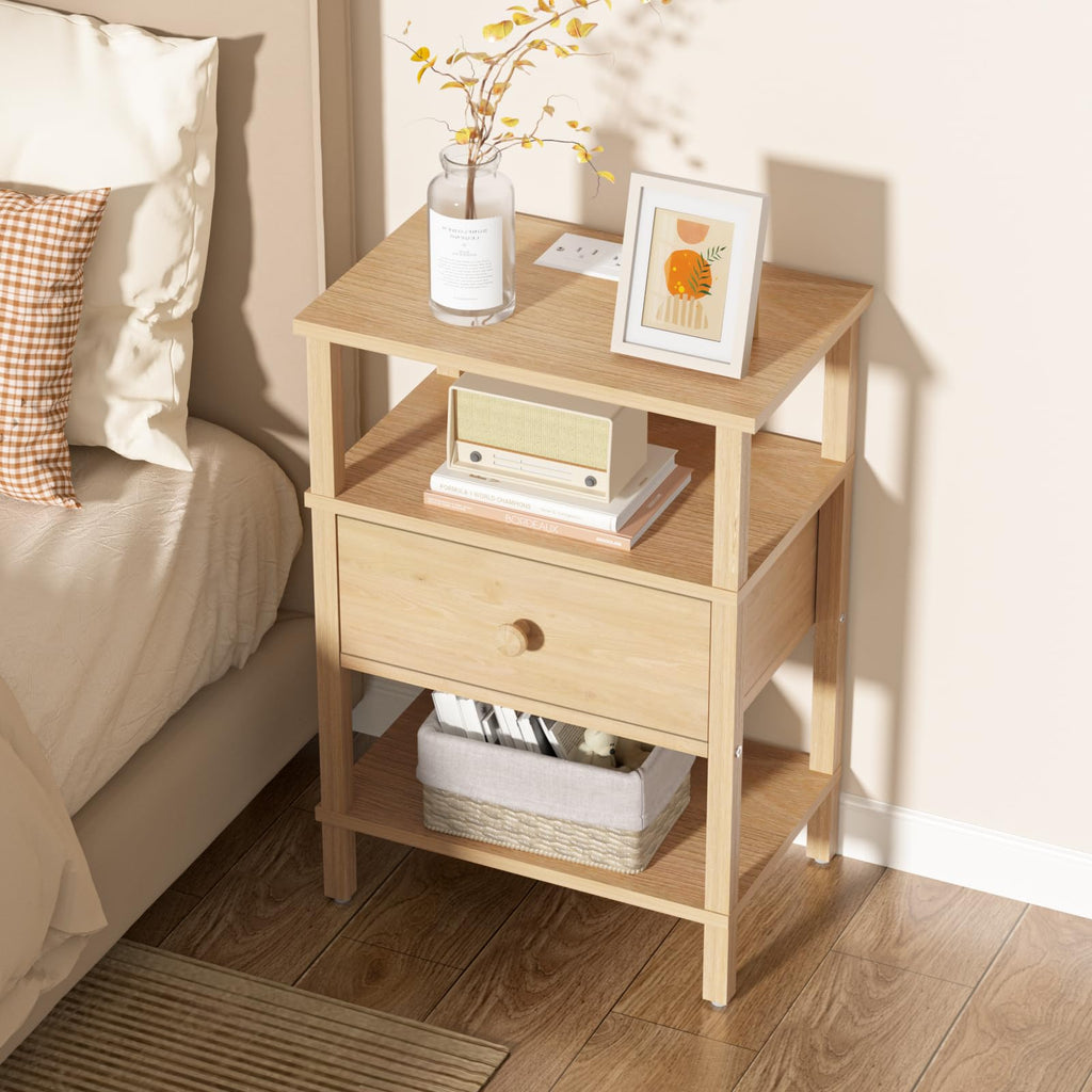 3 Tier Storage End Table Set 2 T979