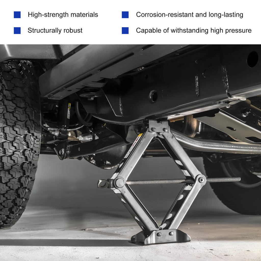 2 Ton Portable Scissor Jack with Lug Wrench V767167