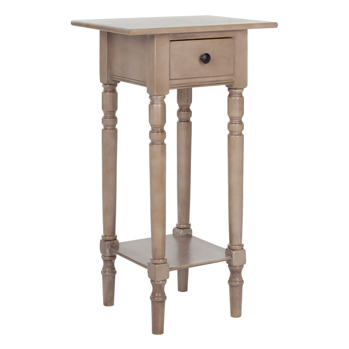 Dark Cherry Wood Side Table K4889