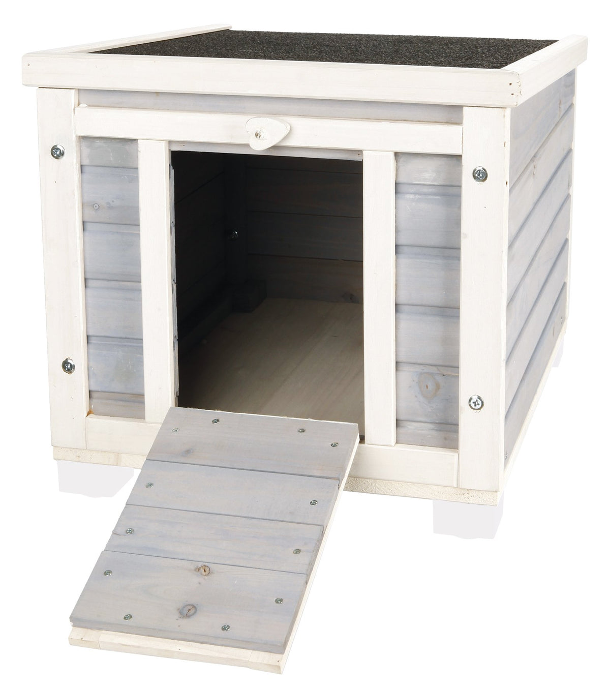 Small Outdoor Cat House with Raised Floor O24046