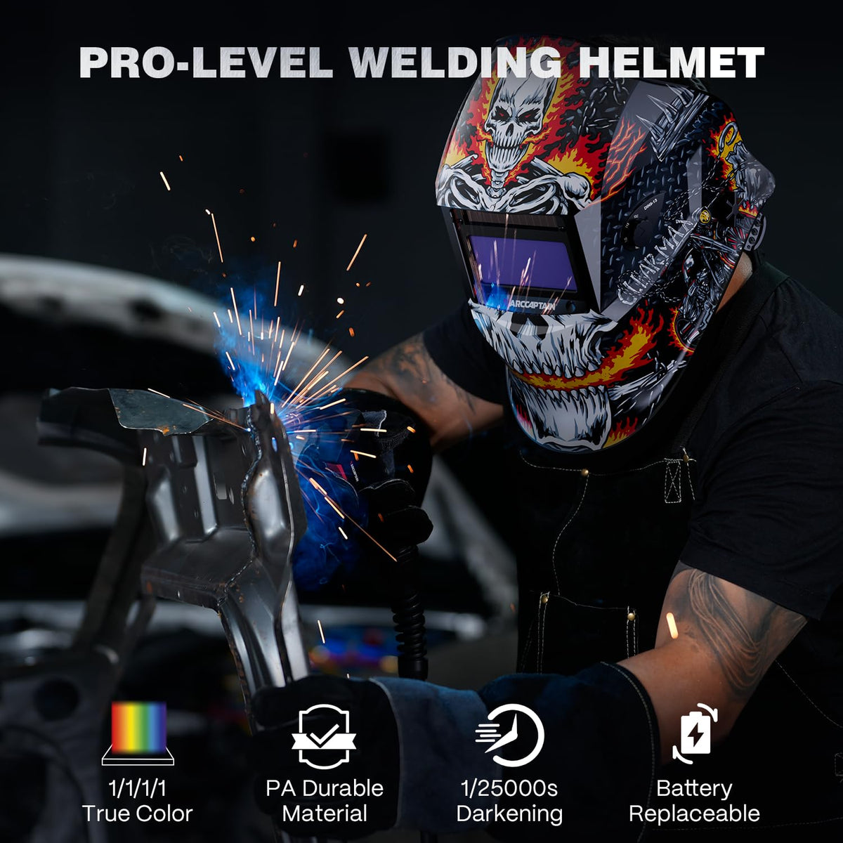 Auto Darkening Welding Helmet Shade 4/9-13 I4181